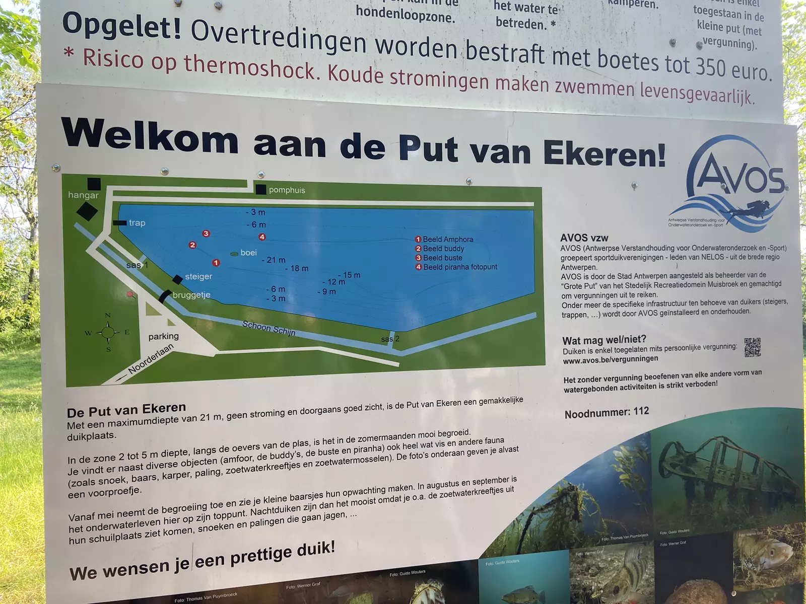 Onderwateromgeving van de Put van Ekeren