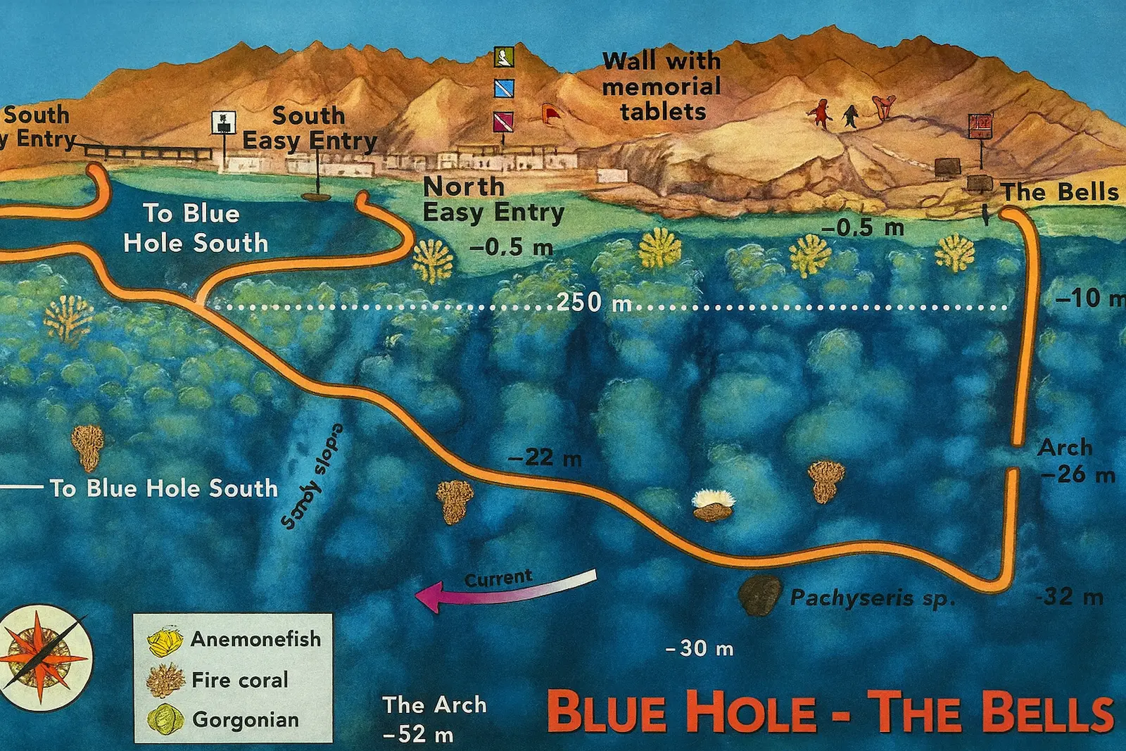 Blue hole   Bells Plattegrond
