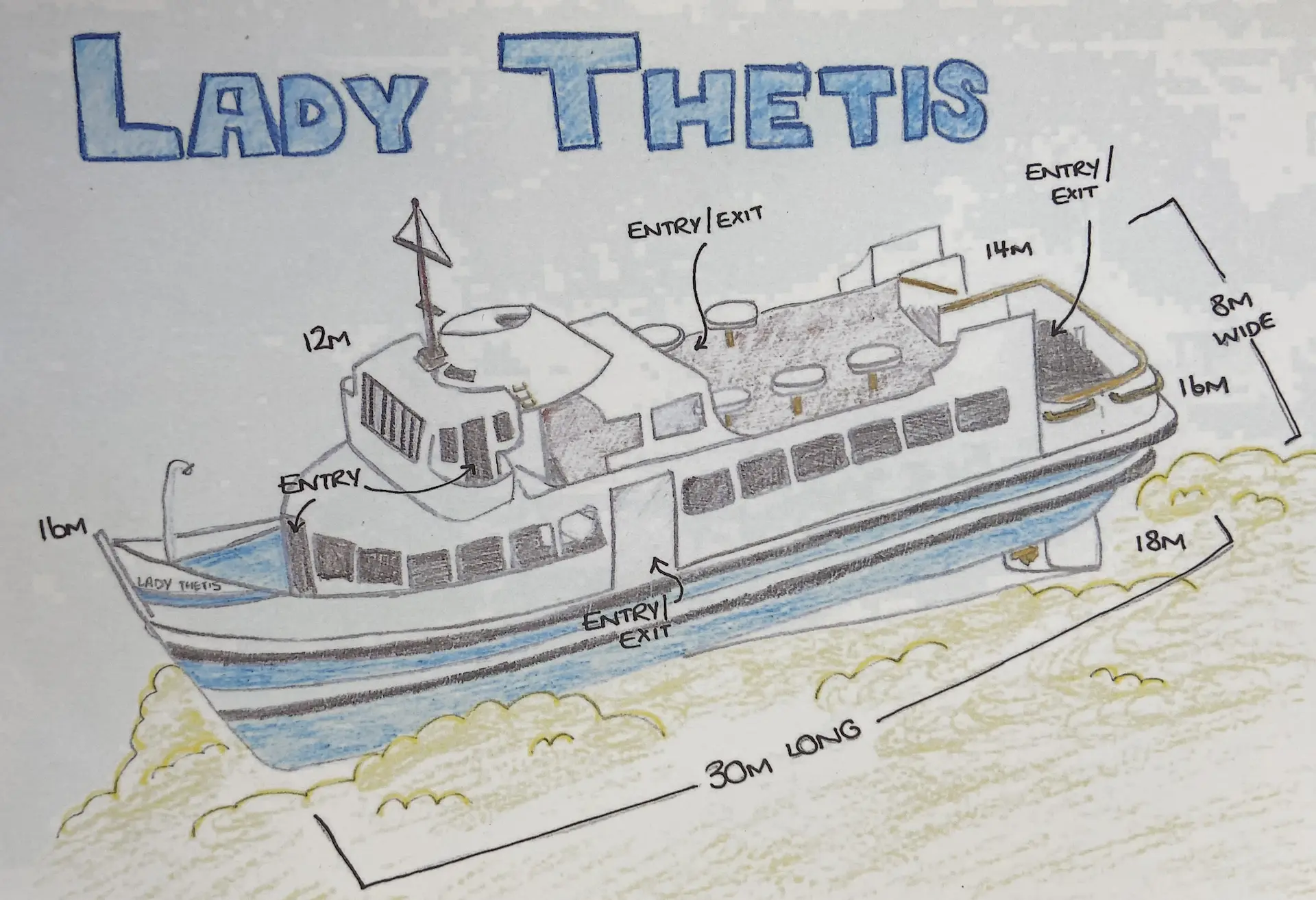 Wrak Lady Thetis bij Limassol