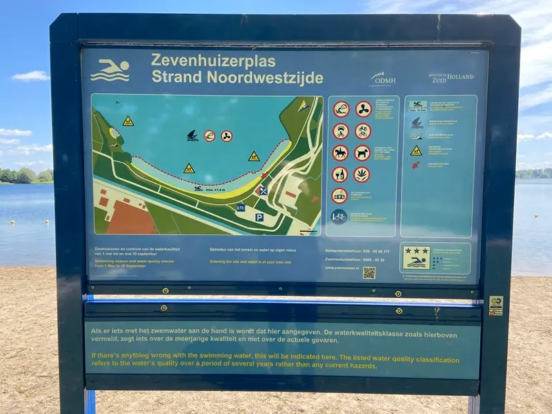 Zevenhuizerplas strand noordwest zijde 1